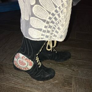 Unique Vintage moto boots. Made in Spain.